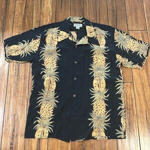 Vintage Avanti Silk Hawaiian Shirt LG